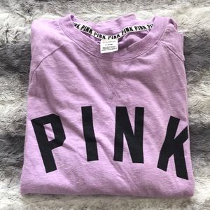 Pink VS pull over light sweater